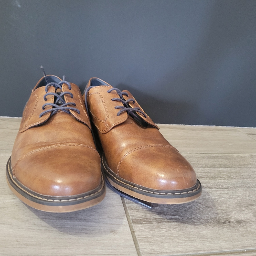 Men's Brown Leather Dress Shoes